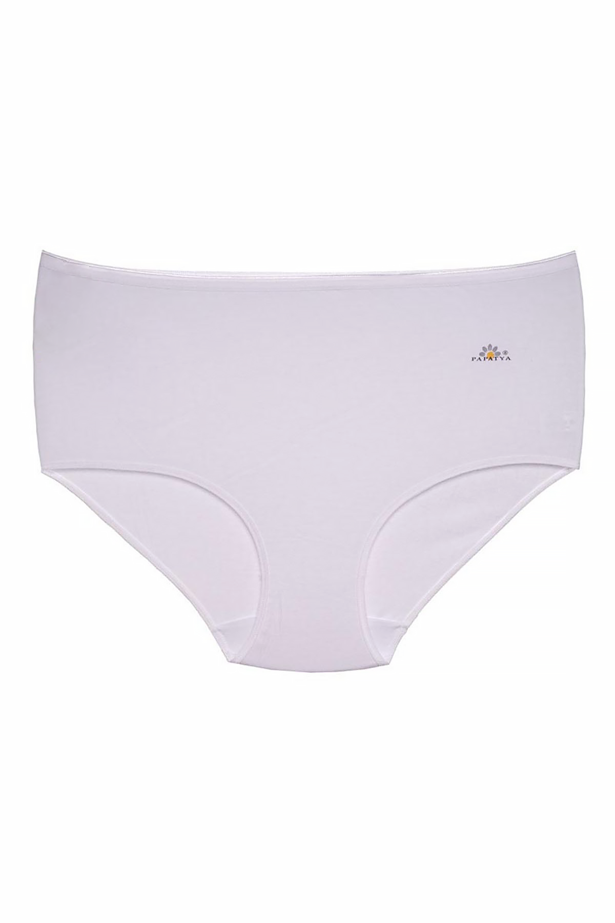 Kadın Pamuklu Yüksel Bel Modal Külot | Beyaz 1851