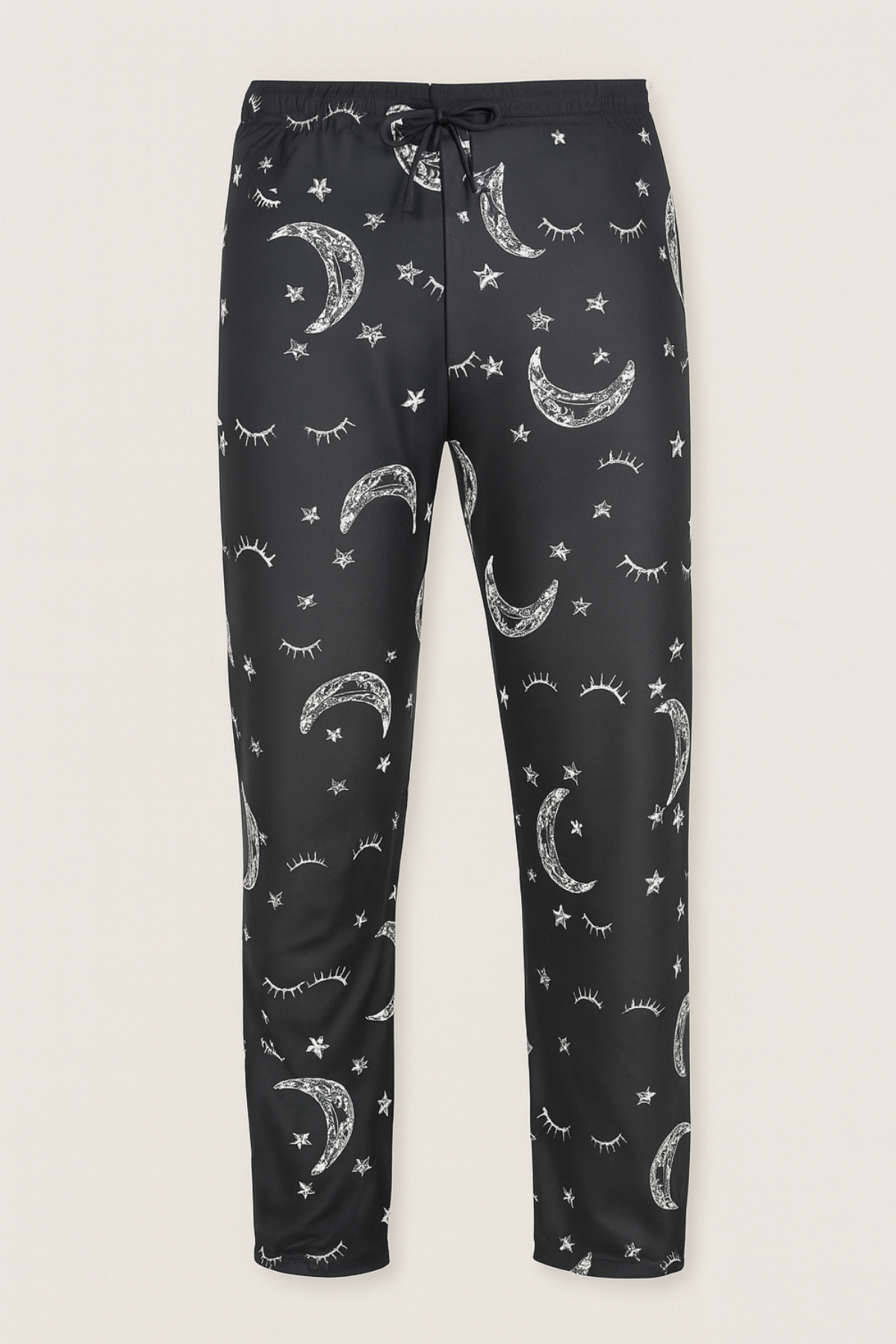 Kadın Süet Pijama Tek Alt | Ayyıldız Siyah