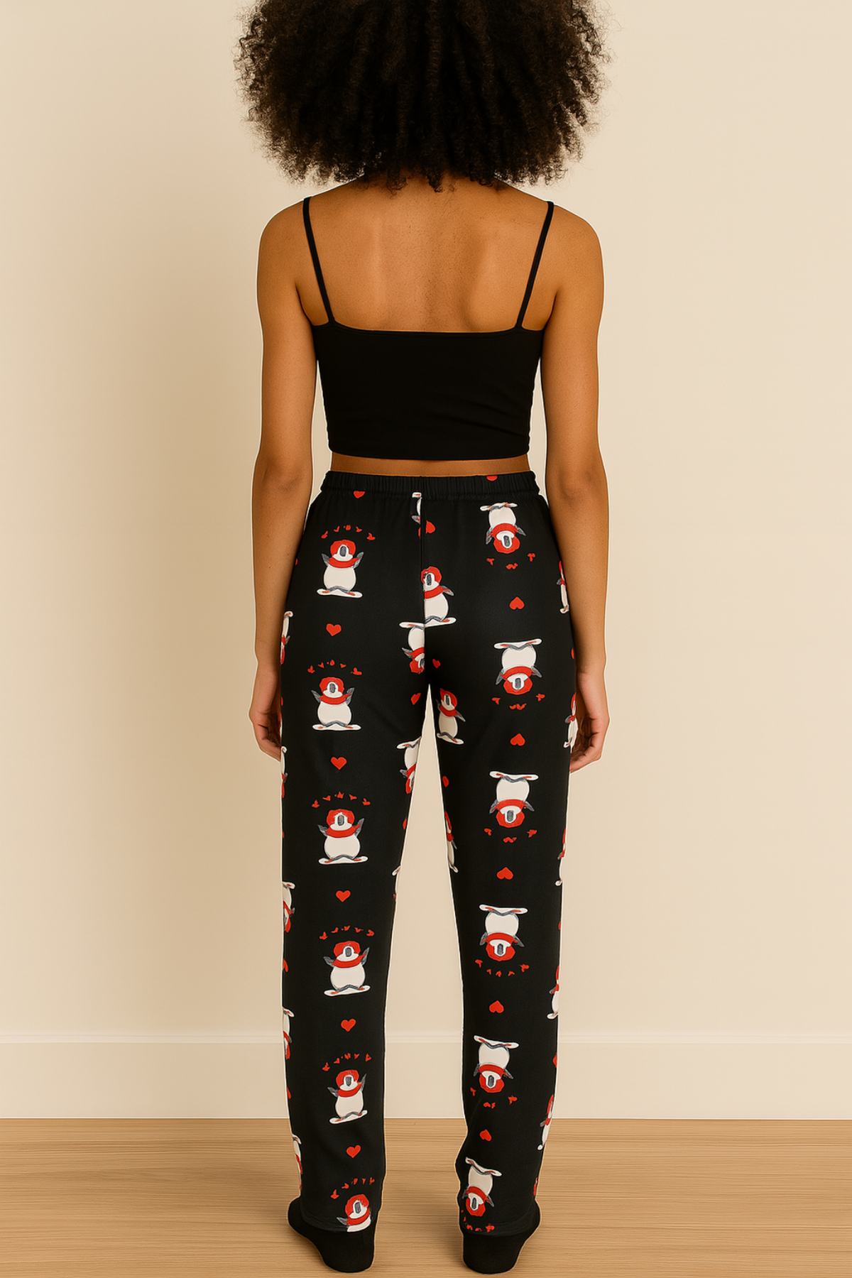 Kadın Süet Pijama Tek Alt | Penguen