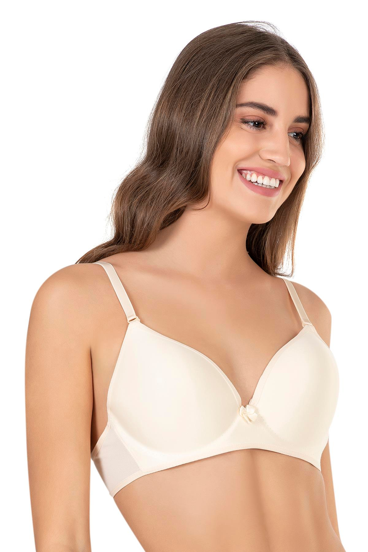 Kompedan Basic B Cup Desteksiz Sütyen Ten | Nisan