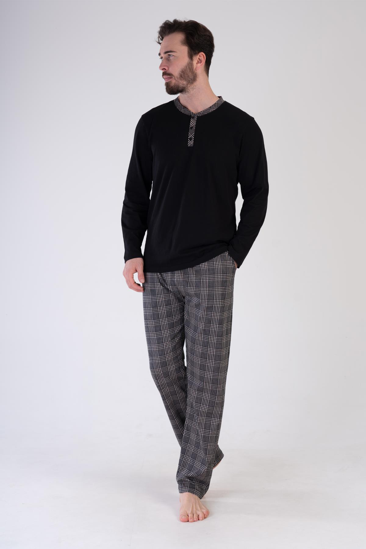 Mikro Soft Önü Patlı Pijama Takımı | 307161