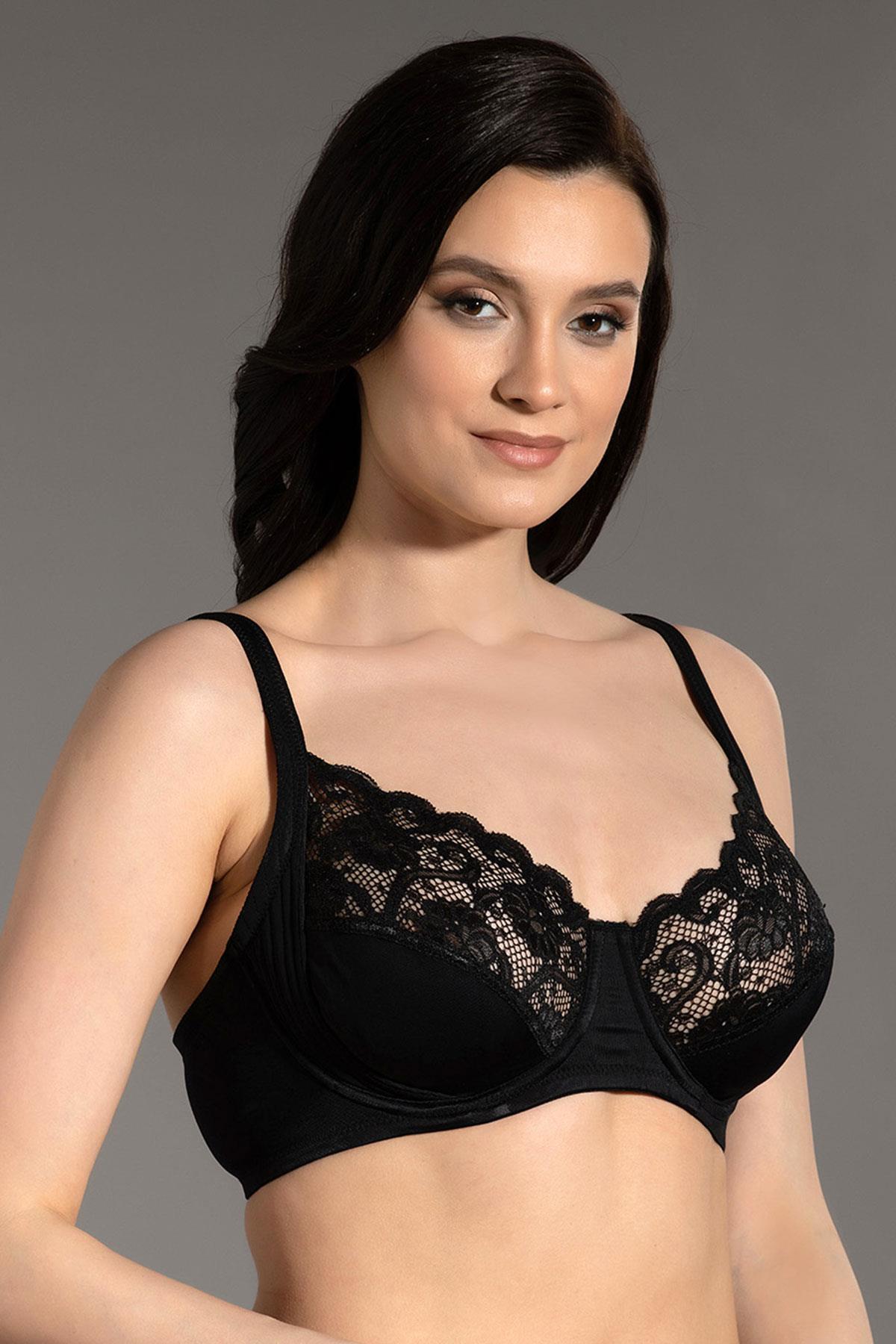 Sütyen C Kap Dantel Detaylı Toparlayıcı | New Bra 6000