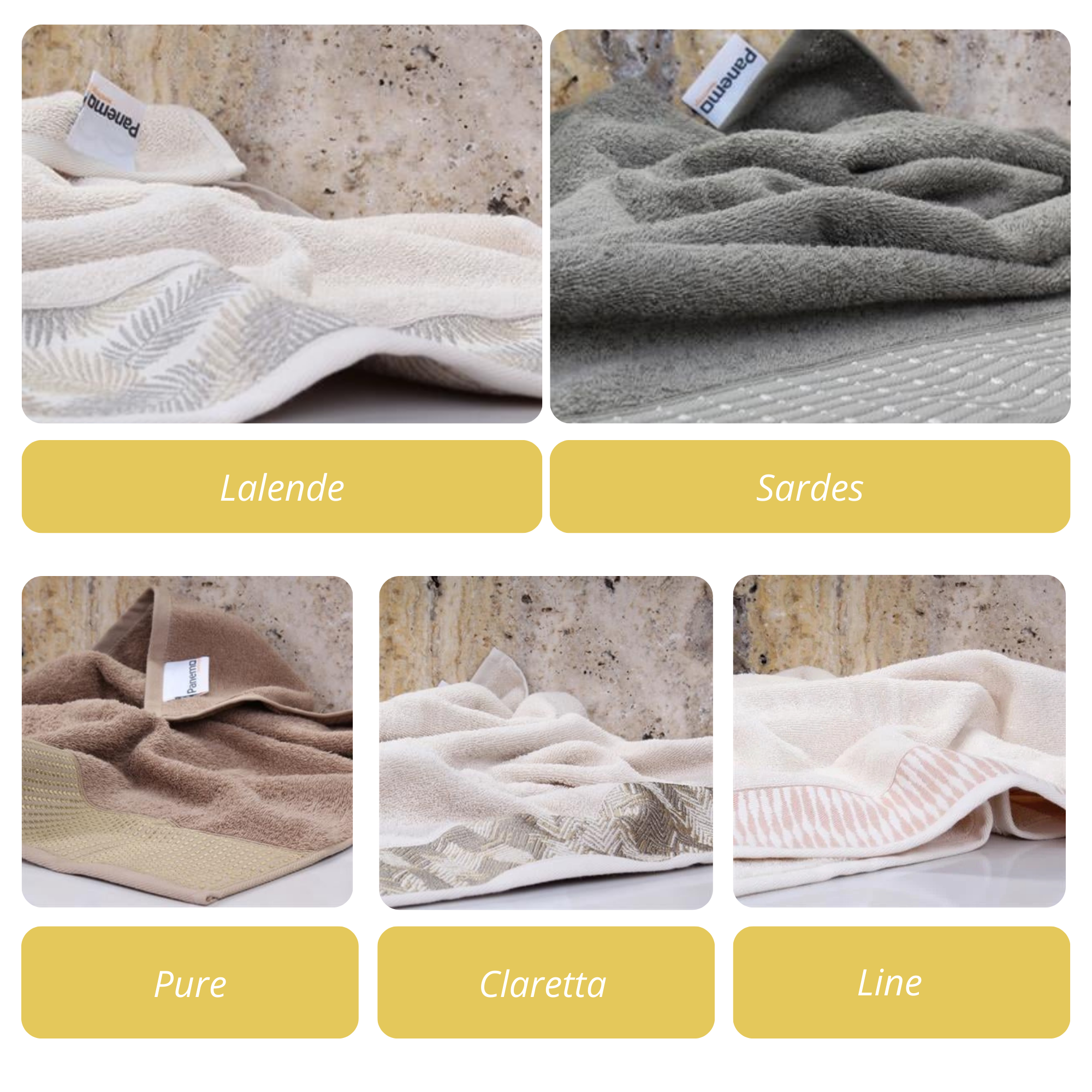 %100 Pamuk 10'lu Set El Havlusu (50x90 cm)