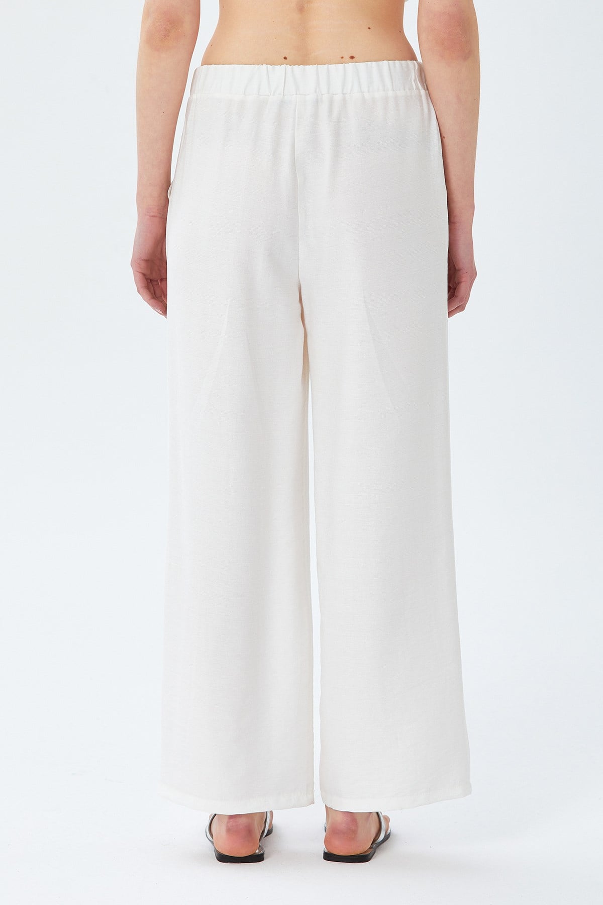 Beli Lastikli Bol Paça Pantolon 026-3501