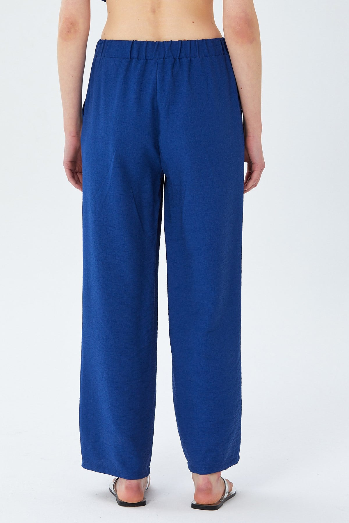 Beli Lastikli Bol Paça Pantolon 026-3501