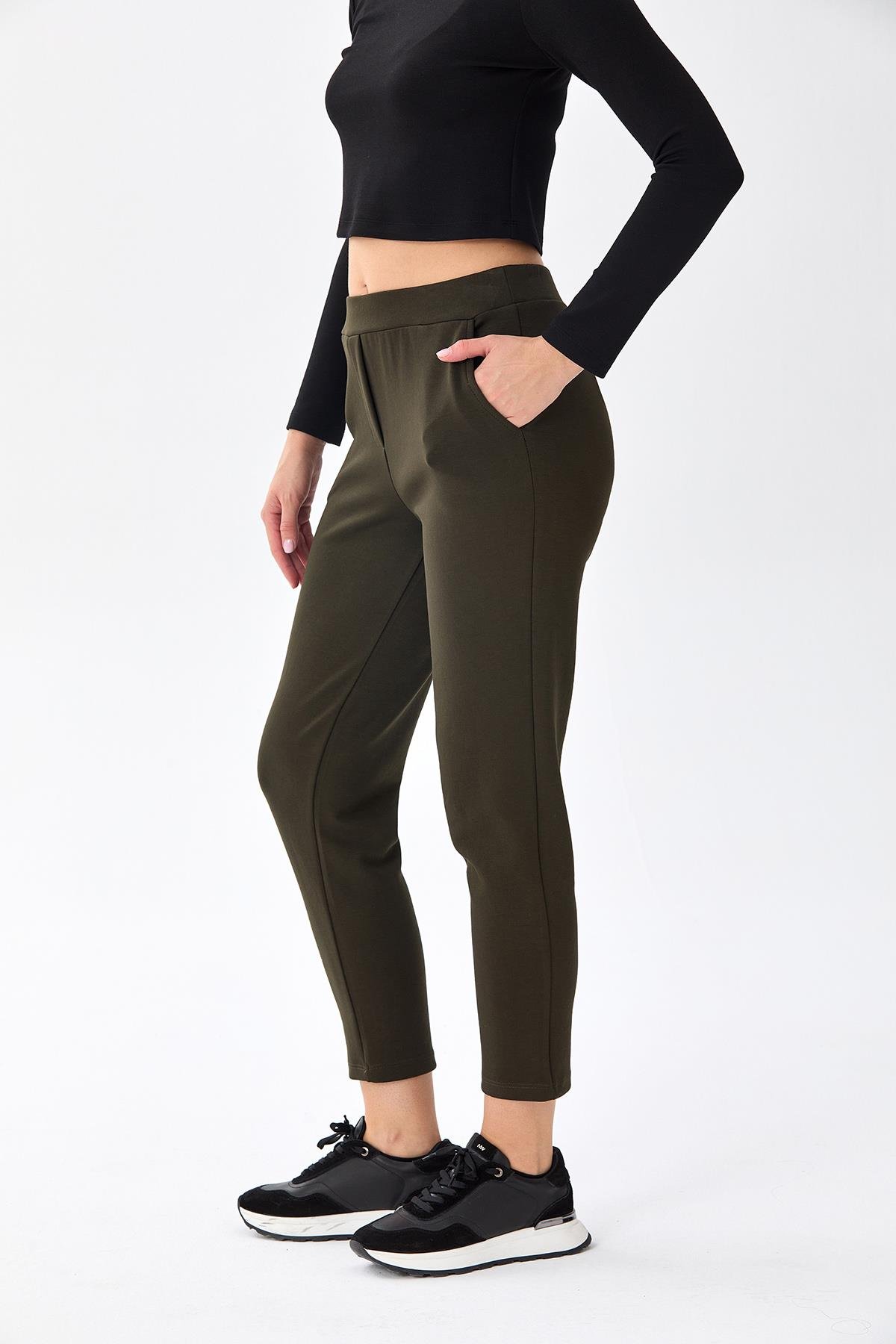 Beli Lastikli Cepli Pantolon 256-2115