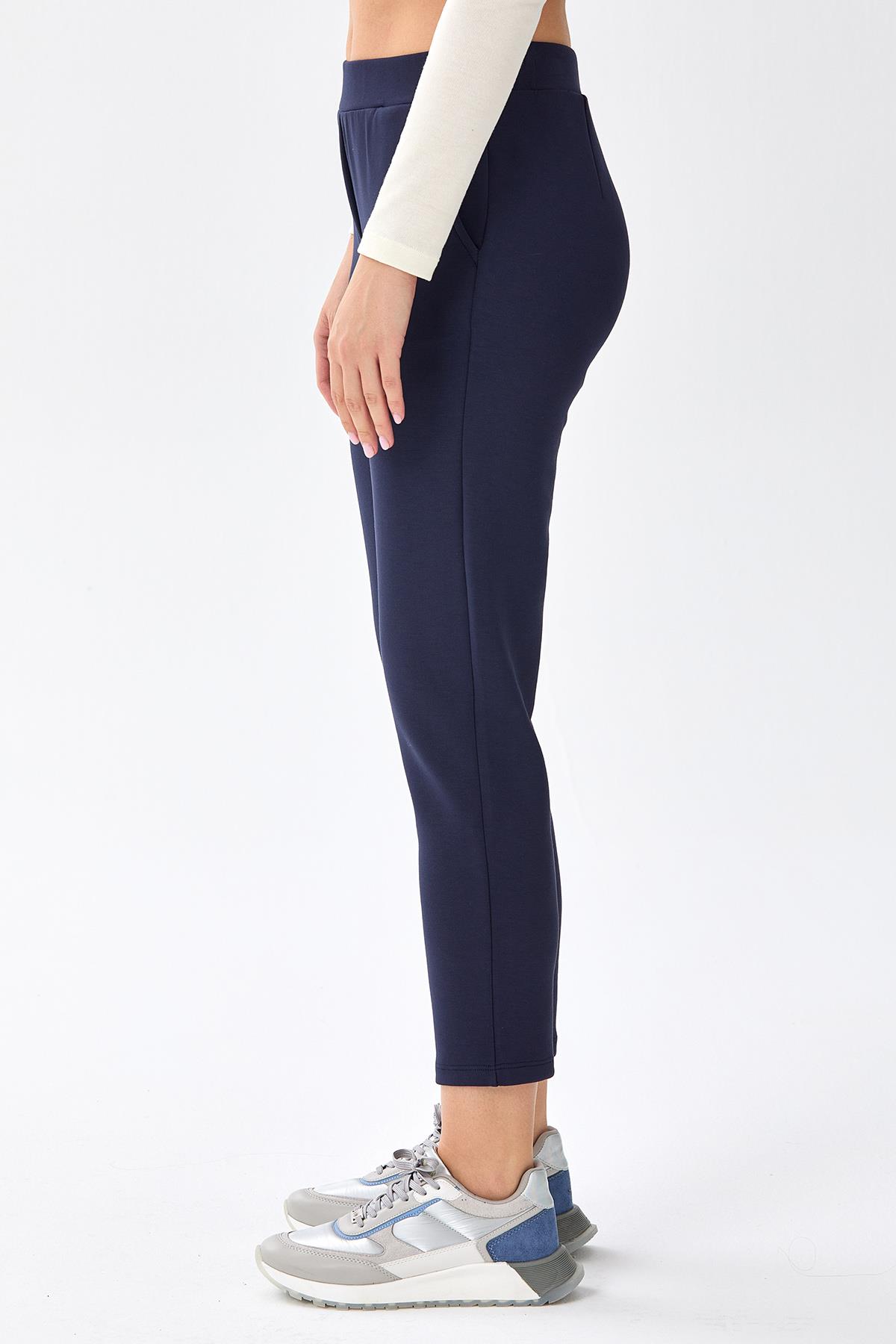 Beli Lastikli Cepli Pantolon 256-2115