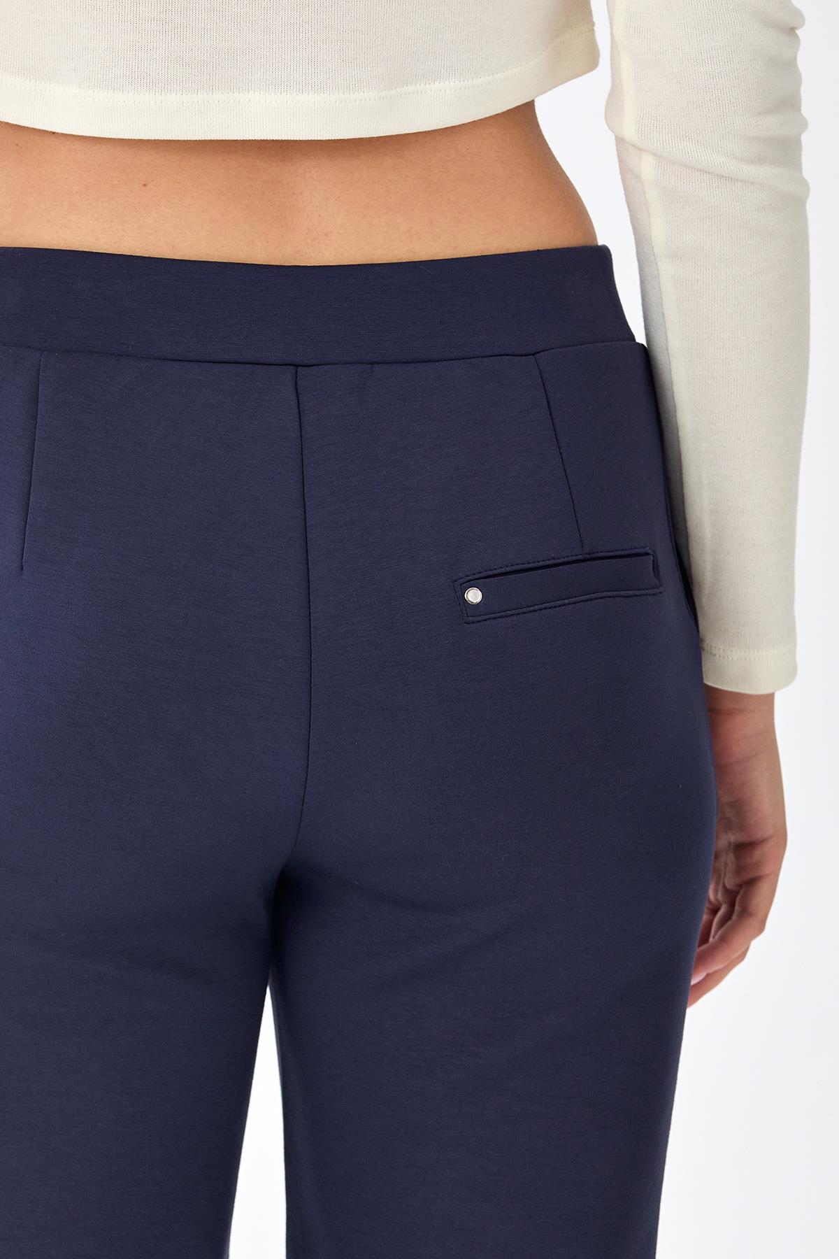 Beli Lastikli Cepli Pantolon 256-2115