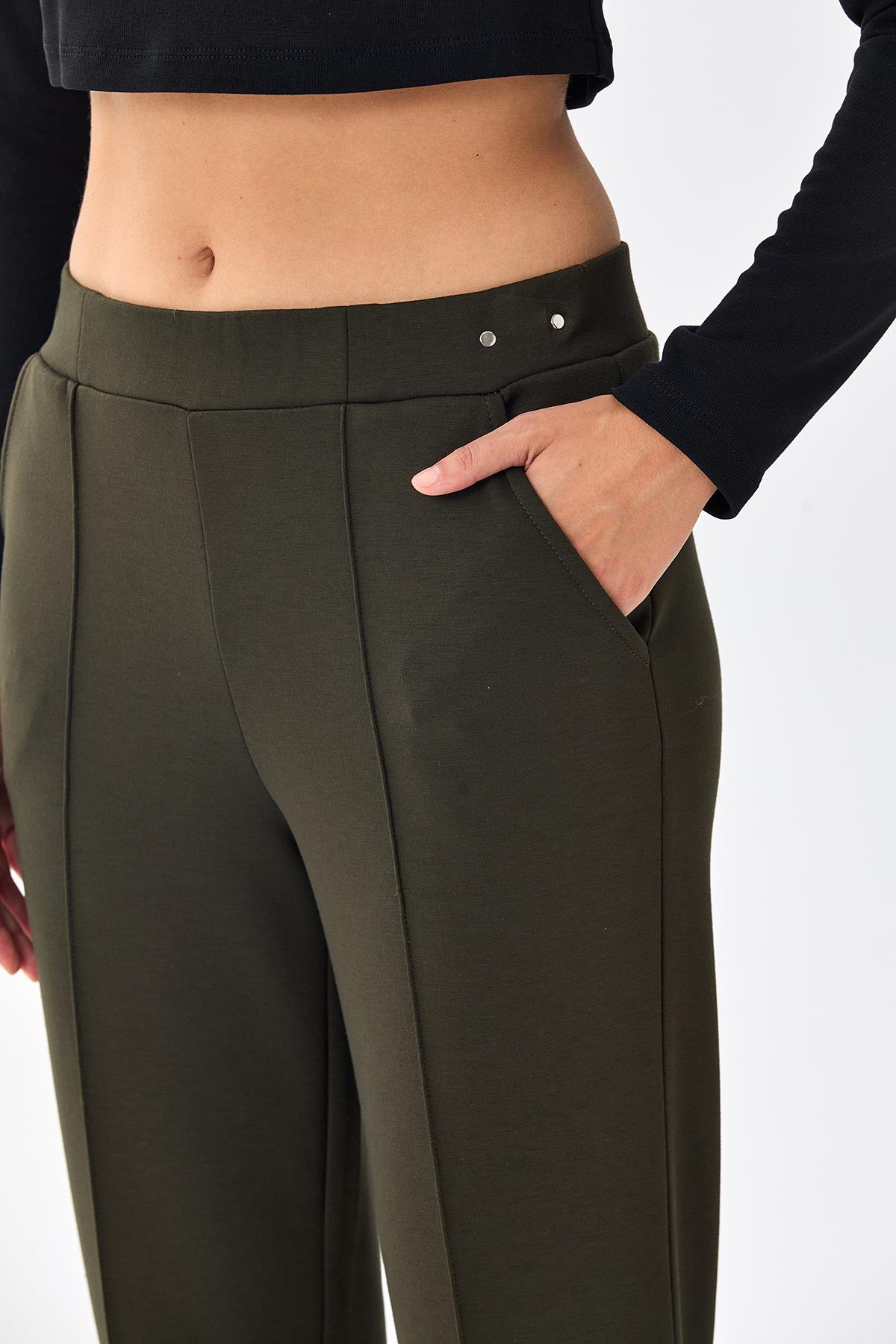 Beli Lastikli Cepli Pantolon 256-2118