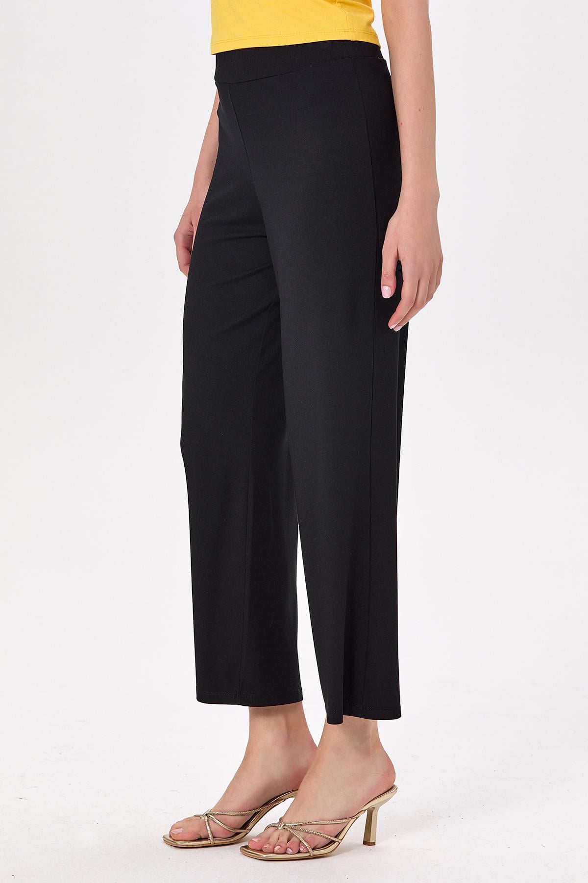 Beli Lastikli Geniş Paça Pantolon 025-2007