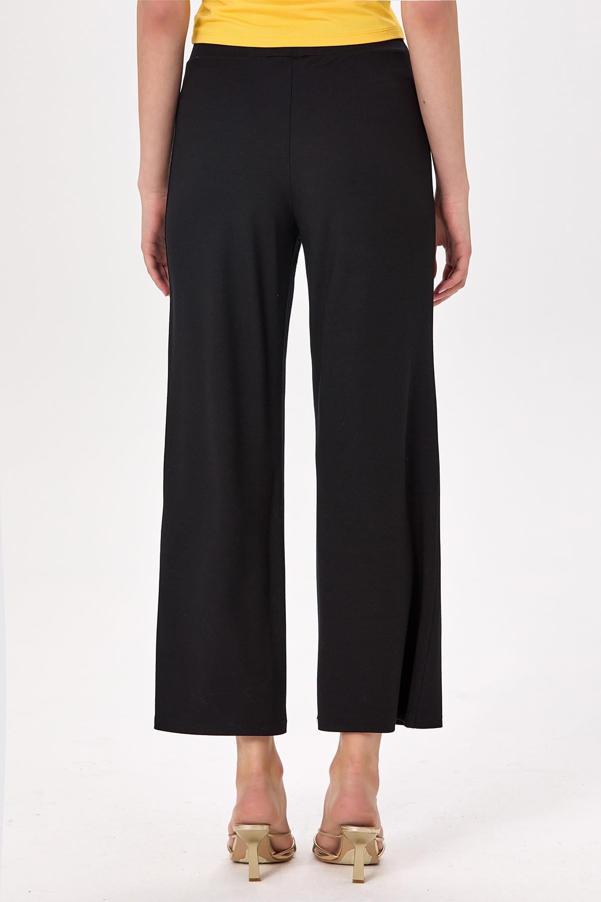 Beli Lastikli Geniş Paça Pantolon 025-2007