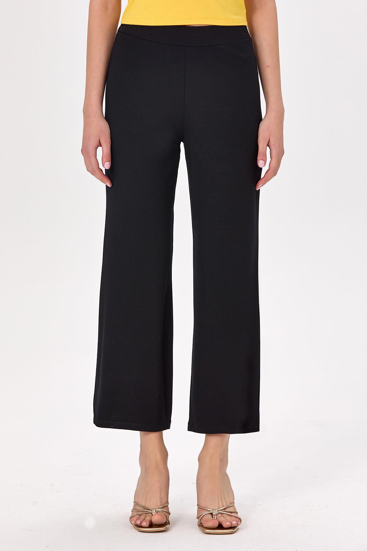 Beli Lastikli Geniş Paça Pantolon 025-2007