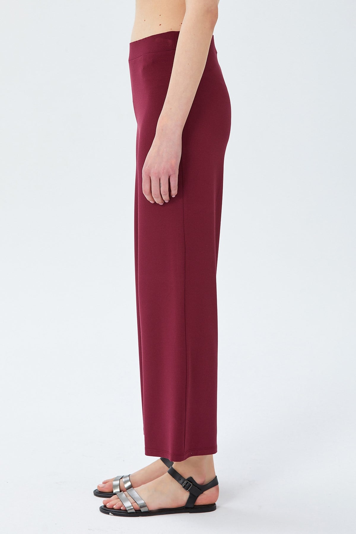 Beli Lastikli Geniş Paça Pantolon 026-2000