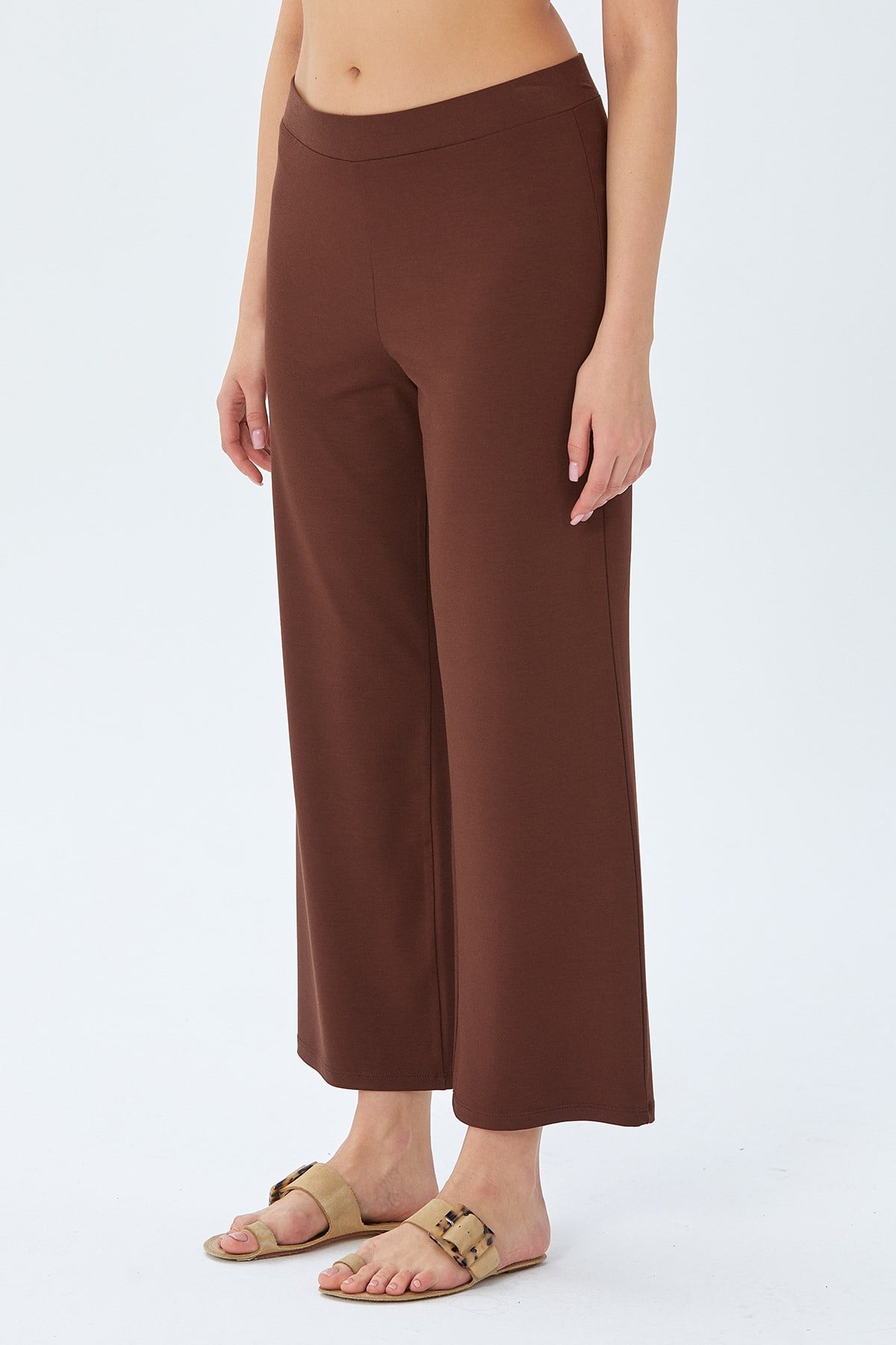 Beli Lastikli Geniş Paça Pantolon 026-2000