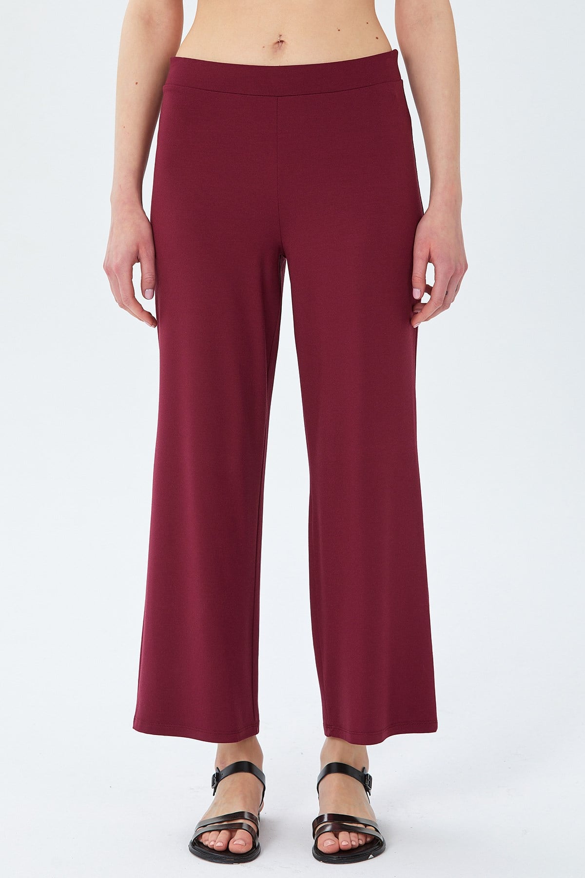 Beli Lastikli Geniş Paça Pantolon 026-2000