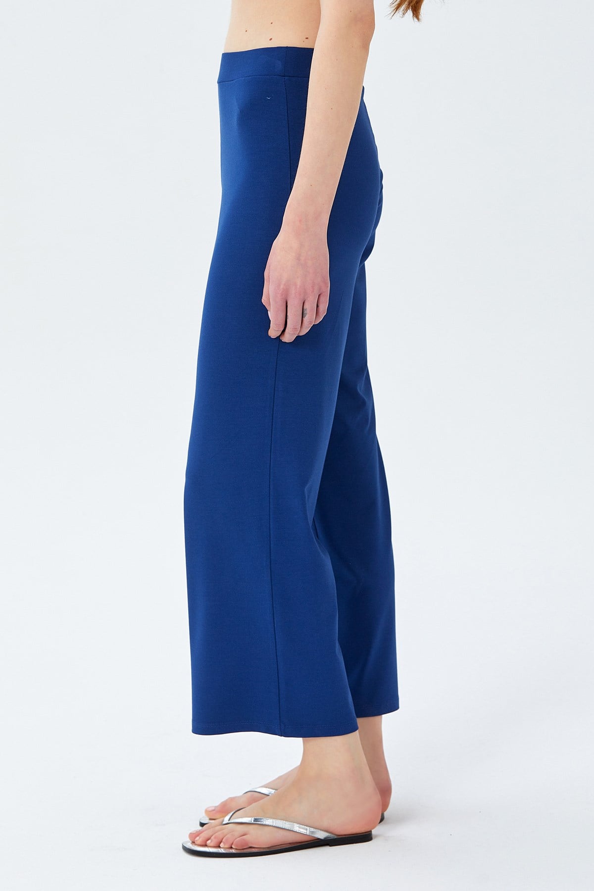 Beli Lastikli Geniş Paça Pantolon 026-2000