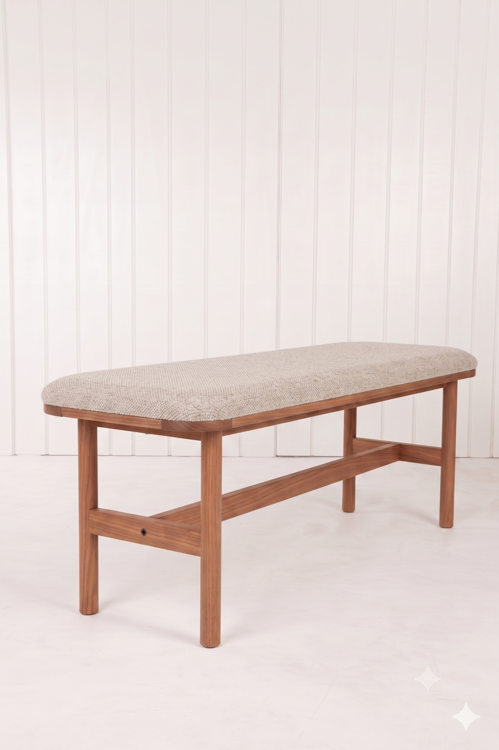 Alaçatı Ceviz Masif Ahşap Bench 115x80