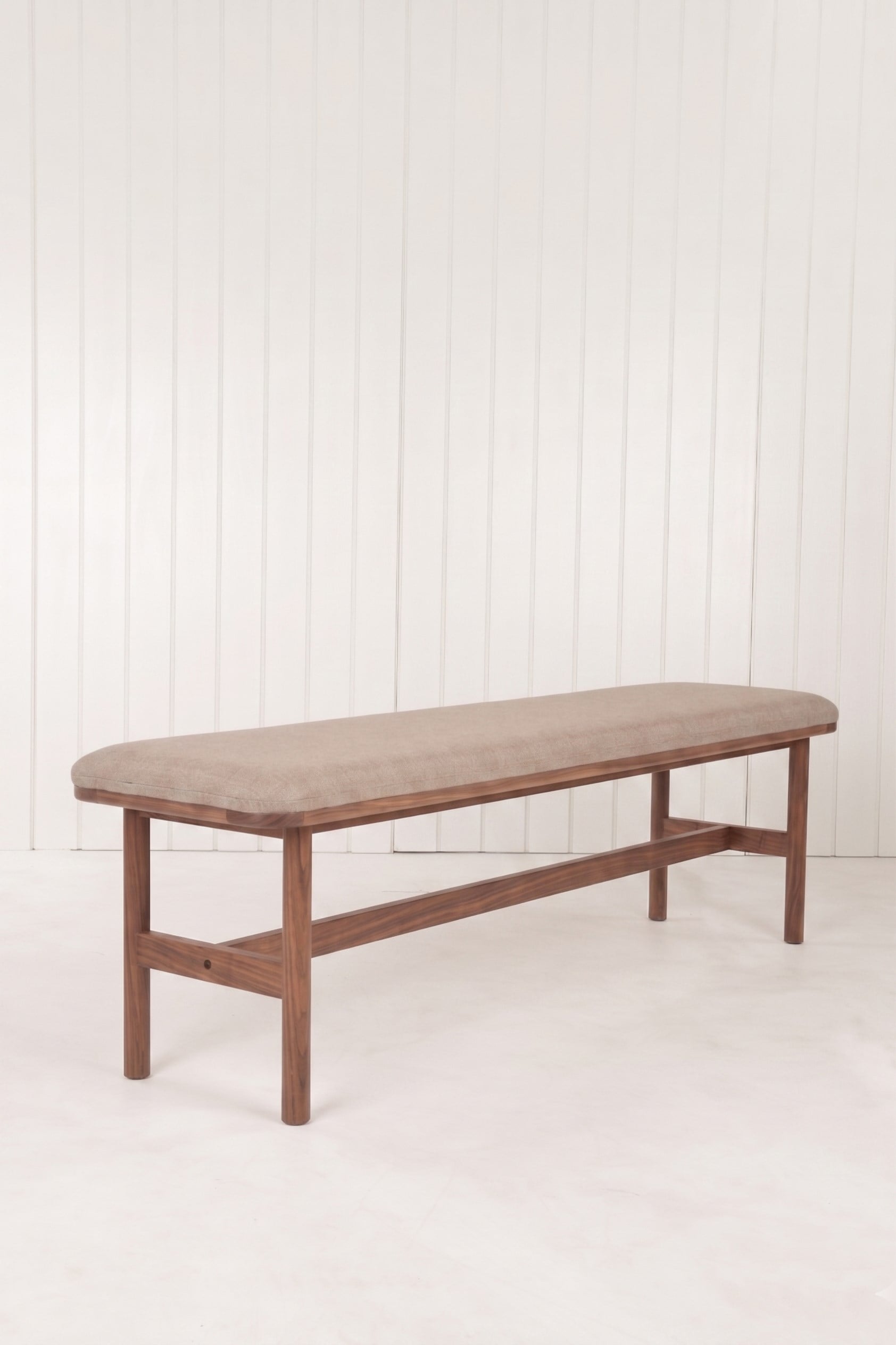 Alaçatı Ceviz Masif Ahşap Bench 150x80