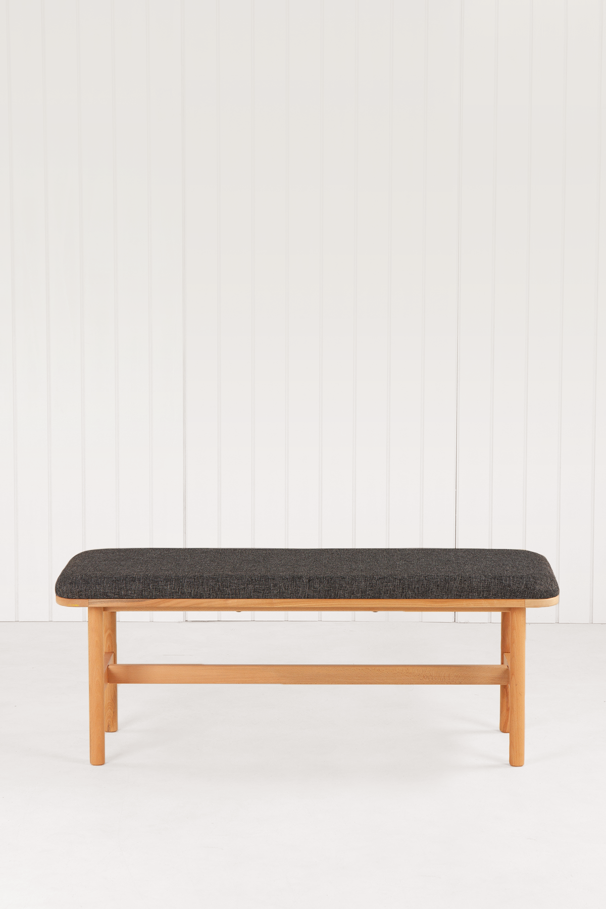 Alaçatı Kayın Masif Ahşap Bench 115x38 cm 