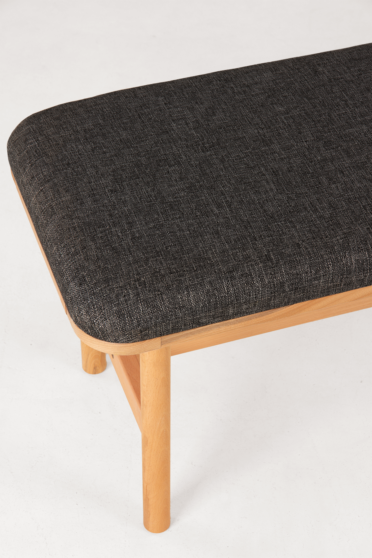 Alaçatı Kayın Masif Ahşap Bench 115x38 cm 