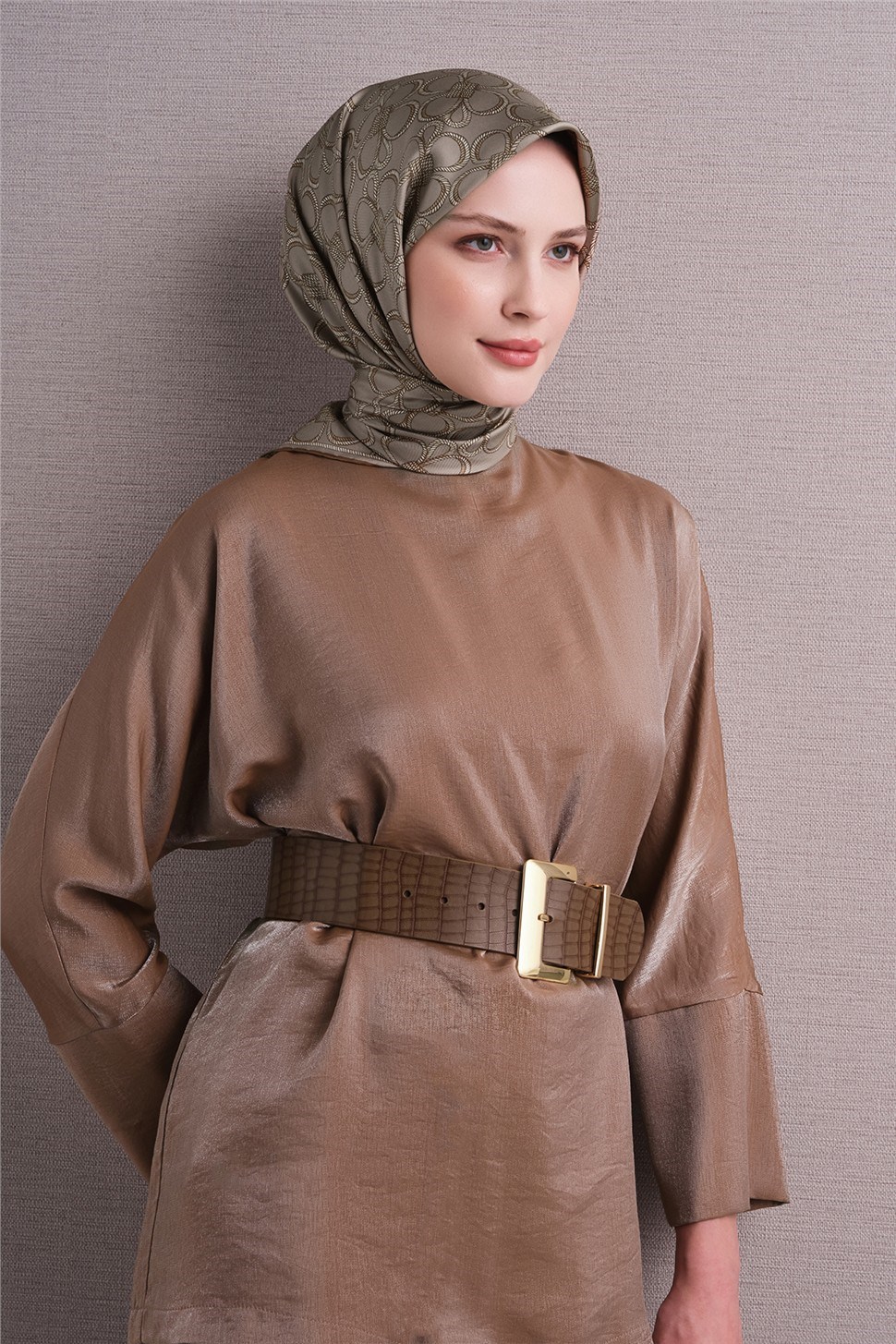 Armine Saf İpek Twill Eşarp 9638