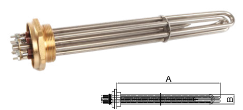TEKNİK ISISAN M1303 2'' SOMUNLU ÜÇ ELEMAN REZİSTANS