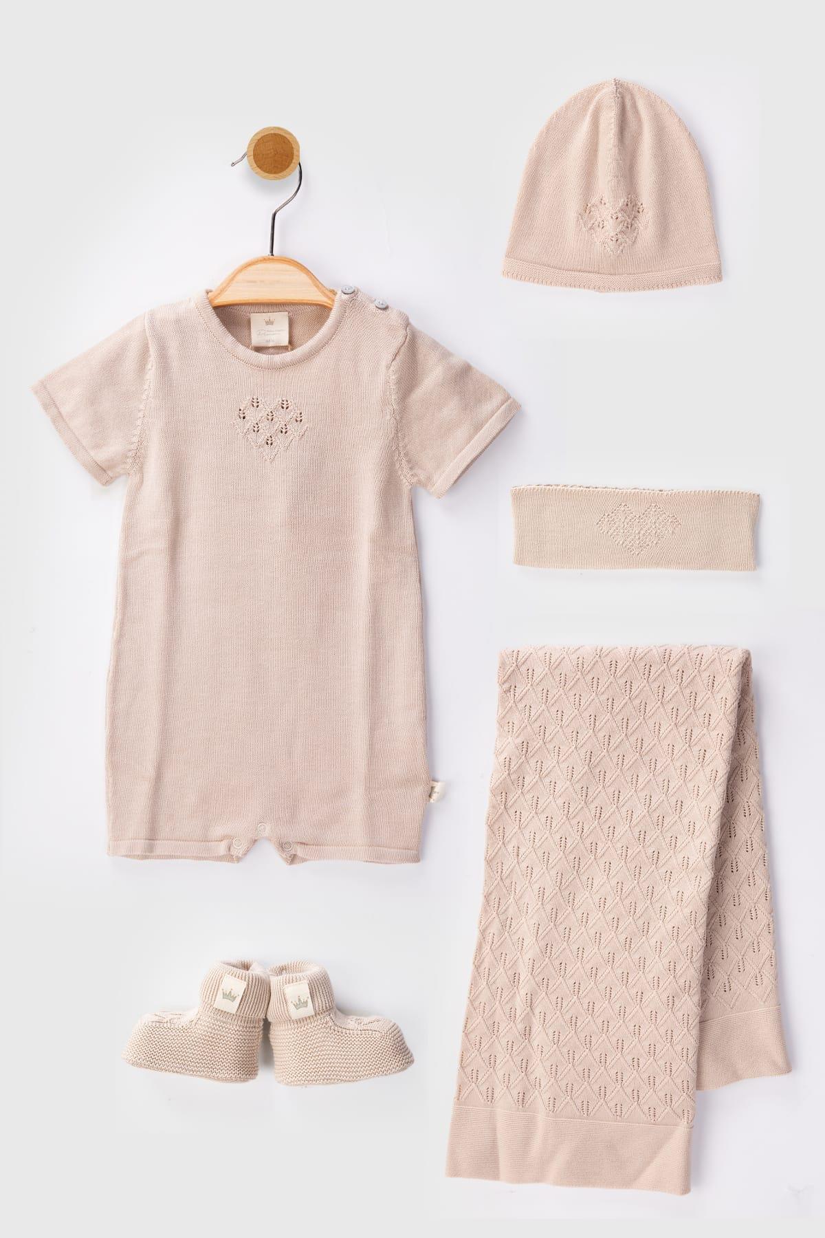 Afra Triko Erkek Bebek Örgü 5li SetAfra Triko Erkek Bebek Örgü 5li Set