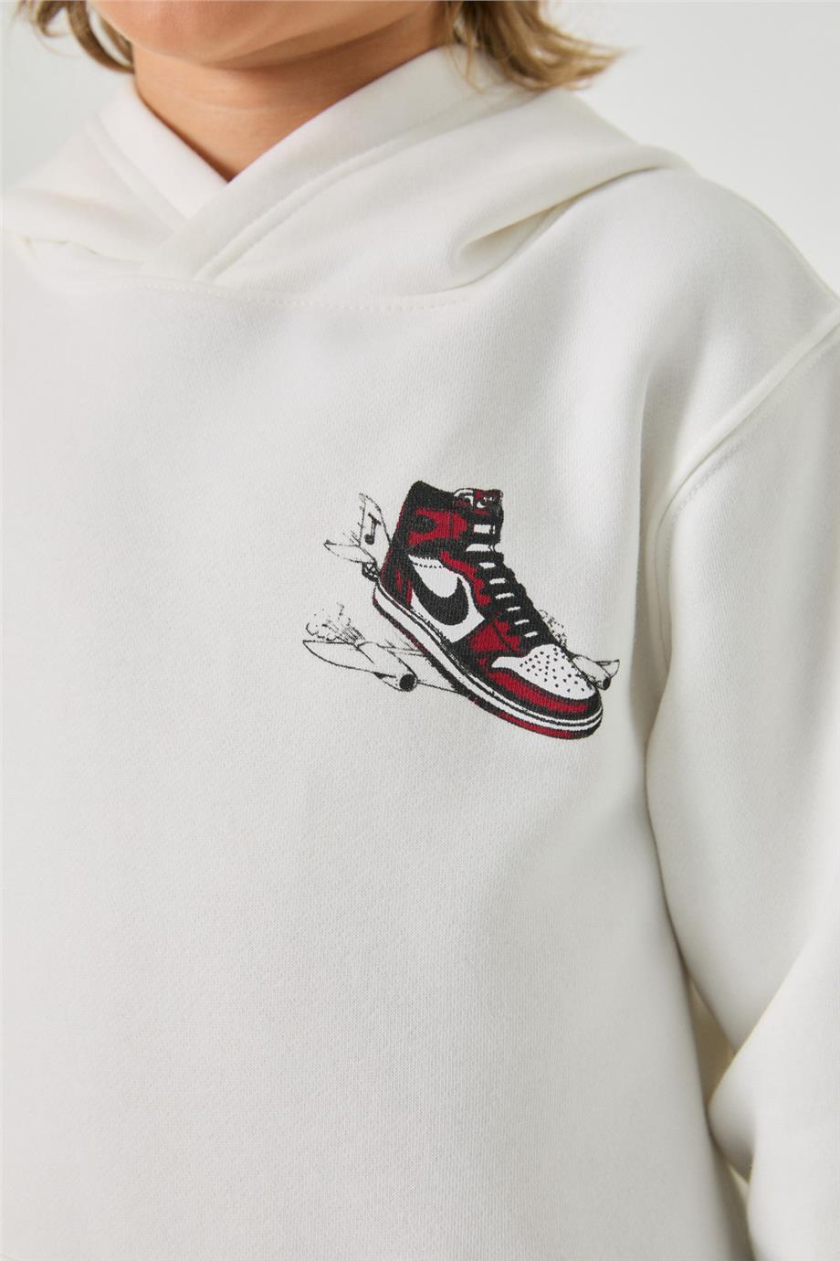 Air Jordan Erkek Çocuk Krem SweatshirtAir Jordan Erkek Çocuk Krem Sweatshirt