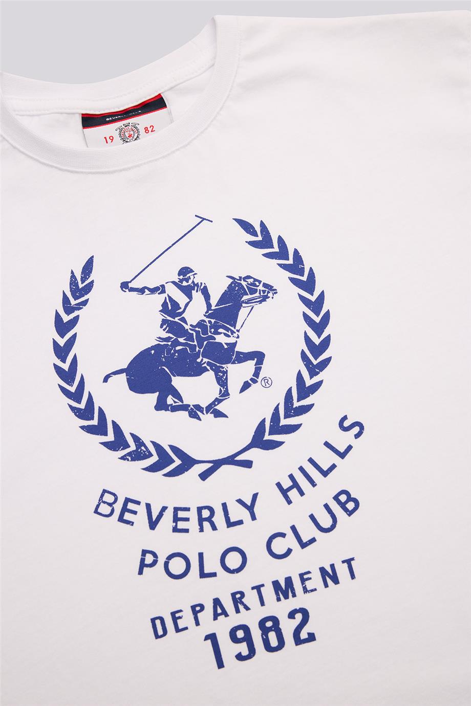 Beverly Hills Polo Club Erkek Çocuk Beyaz TshirtBeverly Hills Polo Club Erkek Çocuk Beyaz Tshirt