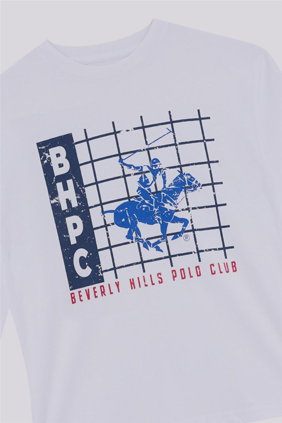Beverly Hills Polo Club Erkek Çocuk Beyaz TshirtBeverly Hills Polo Club Erkek Çocuk Beyaz Tshirt