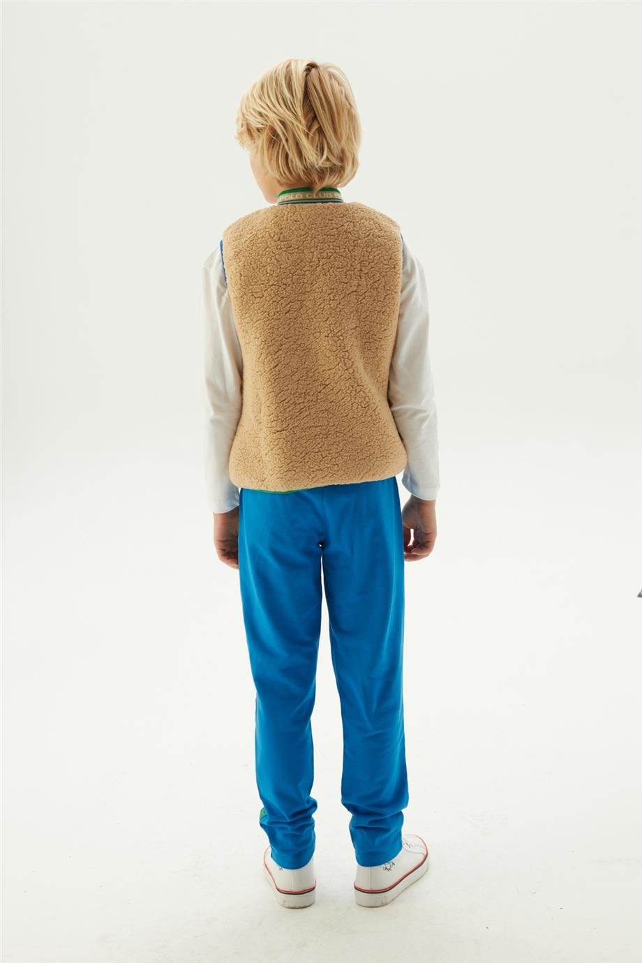 Beverly Hills Polo Club Erkek Çocuk Bej Yelek