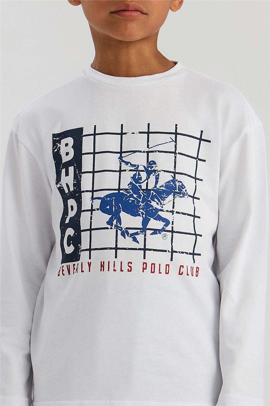 Beverly Hills Polo Club Erkek Çocuk Beyaz TshirtBeverly Hills Polo Club Erkek Çocuk Beyaz Tshirt
