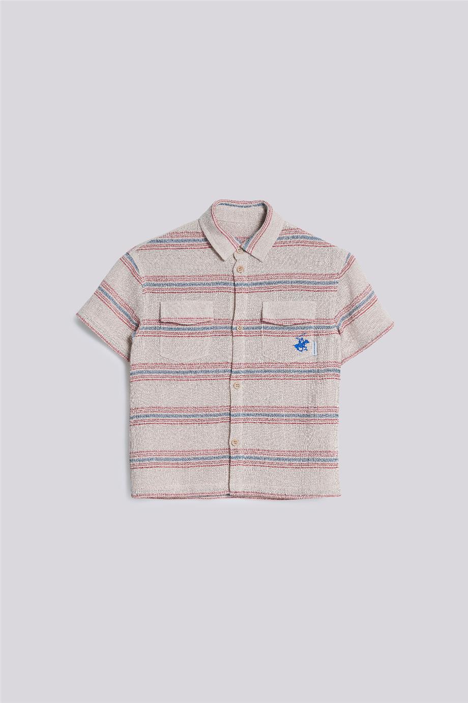 Beverly Hills Polo Club Erkek Çocuk Çizgili GömlekBeverly Hills Polo Club Erkek Çocuk Çizgili Gömlek