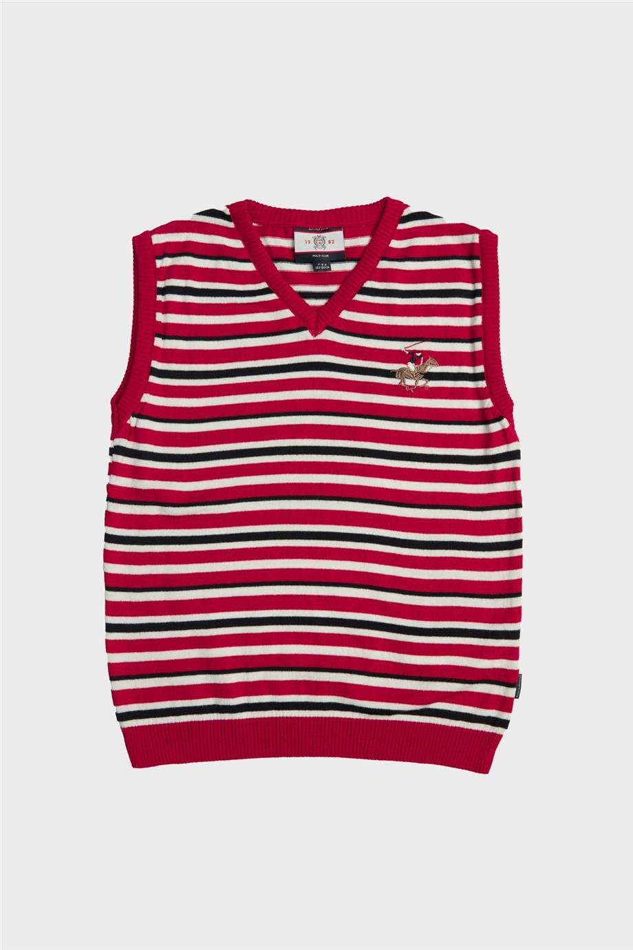 Beverly Hills Polo Club Erkek Çocuk Çizgili Kazak