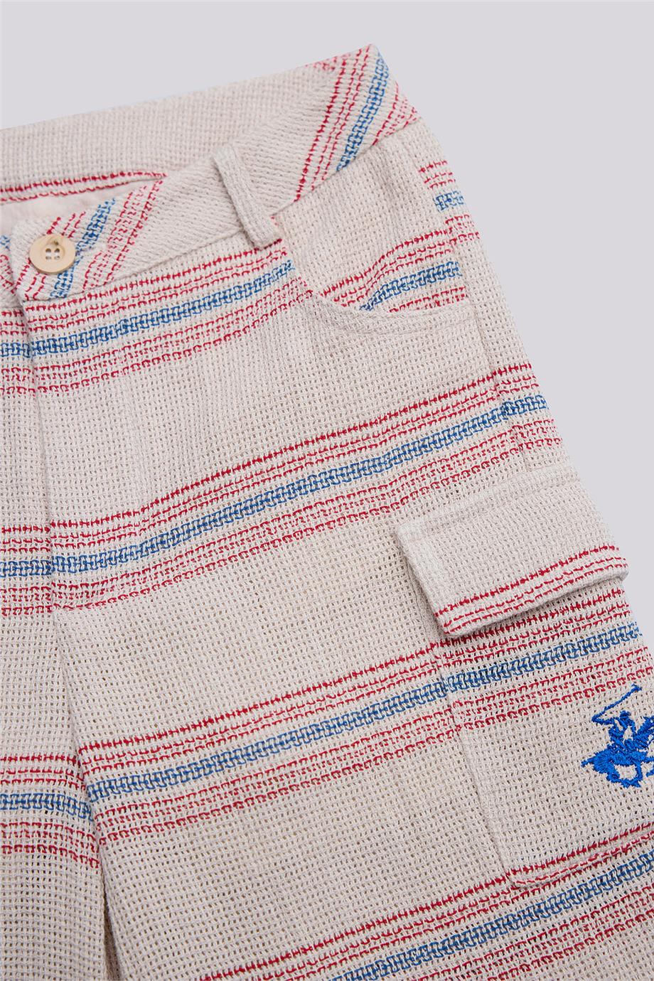 Beverly Hills Polo Club Erkek Çocuk Çizgili ŞortBeverly Hills Polo Club Erkek Çocuk Çizgili Şort