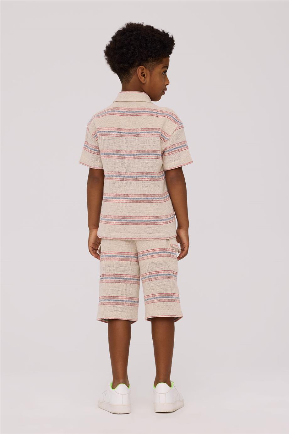 Beverly Hills Polo Club Erkek Çocuk Çizgili GömlekBeverly Hills Polo Club Erkek Çocuk Çizgili Gömlek