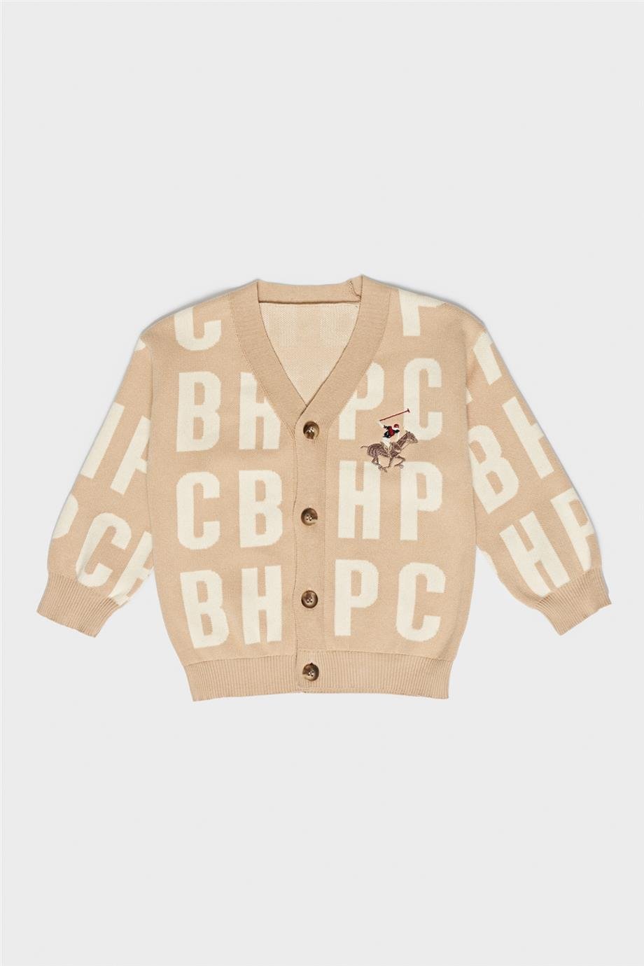 Beverly Hills Polo Club Erkek Çocuk Desenli Hırka