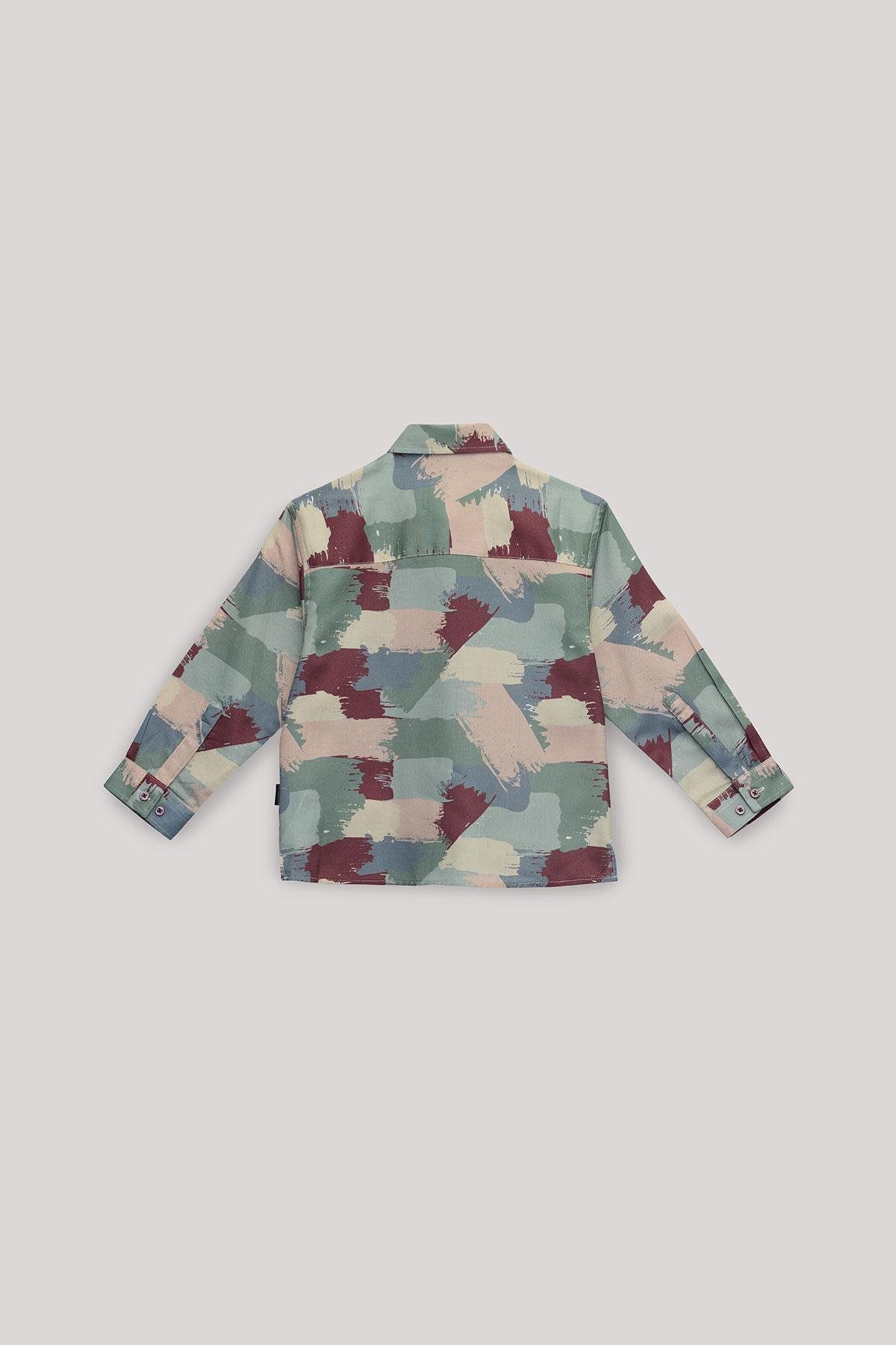 Beverly Hills Polo Club Erkek Çocuk Desenli GömlekBeverly Hills Polo Club Erkek Çocuk Desenli Gömlek