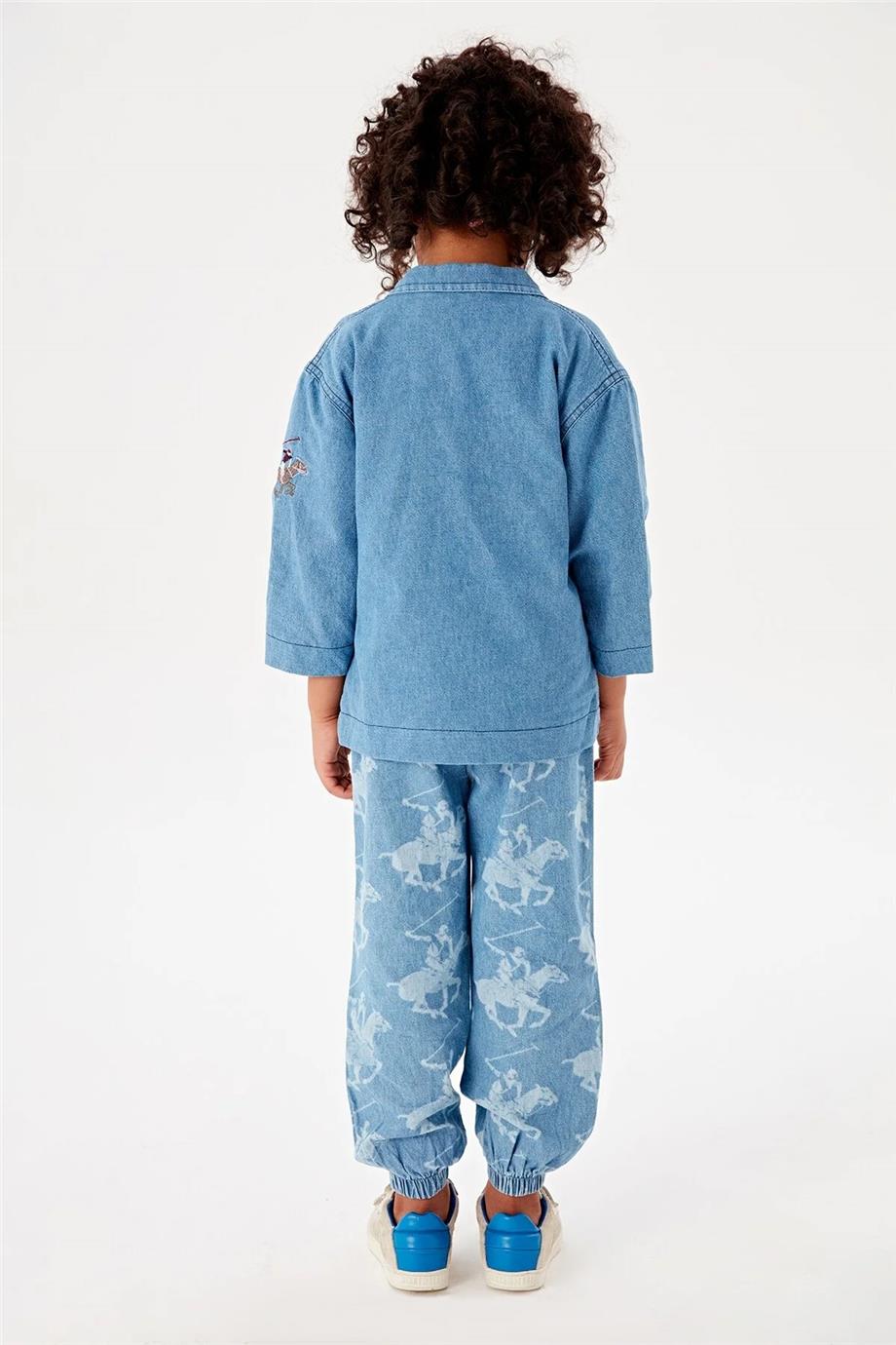 Beverly Hills Polo Club Erkek Çocuk Denim Ceket