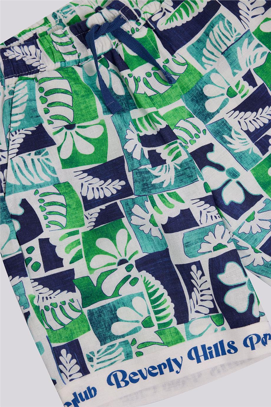 Beverly Hills Polo Club Erkek Çocuk Desenli ŞortBeverly Hills Polo Club Erkek Çocuk Desenli Şort