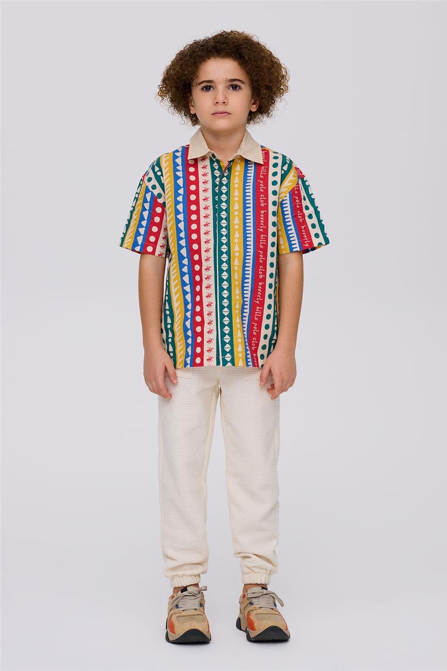 Beverly Hills Polo Club Erkek Çocuk Desenli GömlekBeverly Hills Polo Club Erkek Çocuk Desenli Gömlek