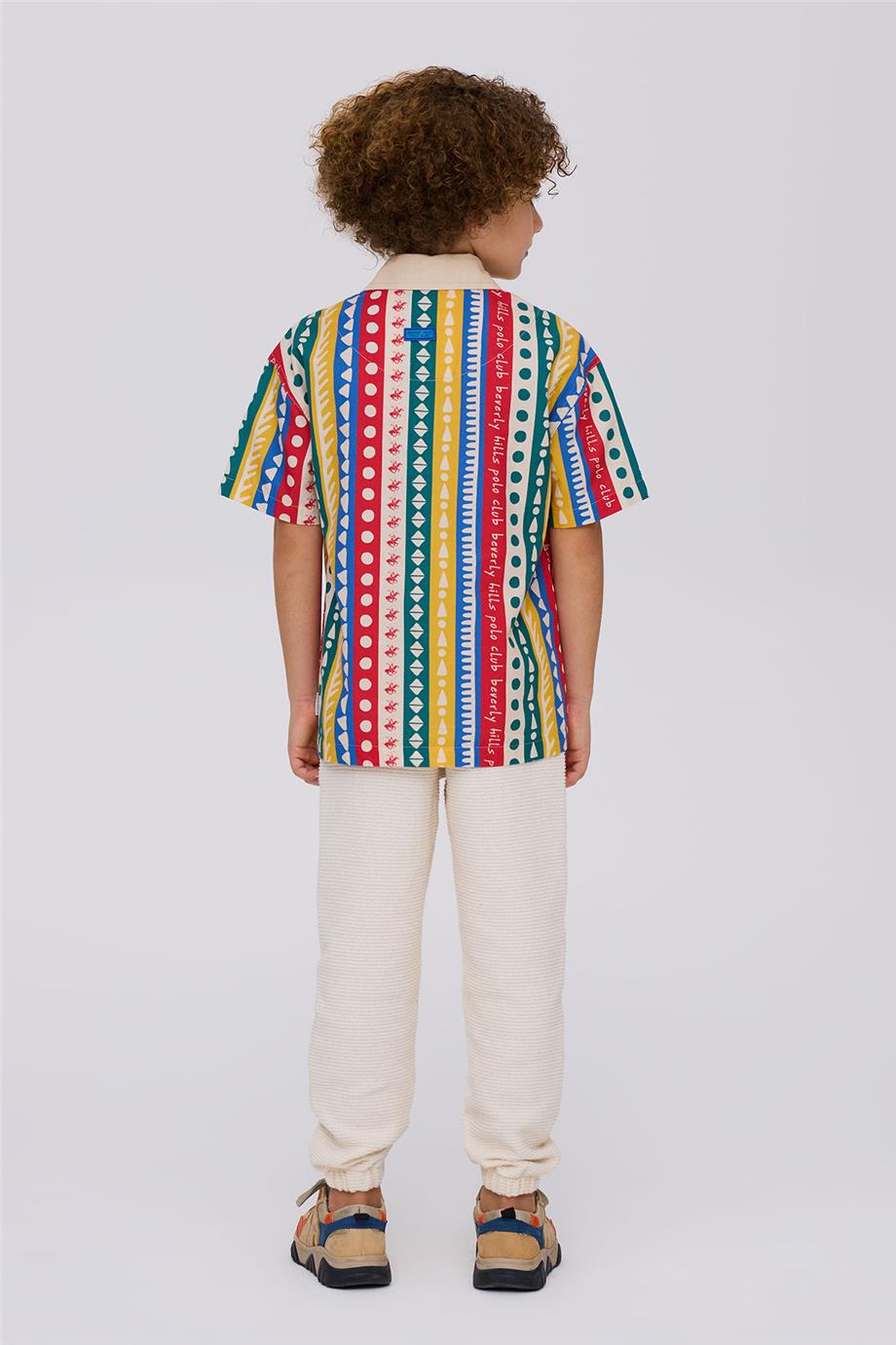 Beverly Hills Polo Club Erkek Çocuk Desenli GömlekBeverly Hills Polo Club Erkek Çocuk Desenli Gömlek