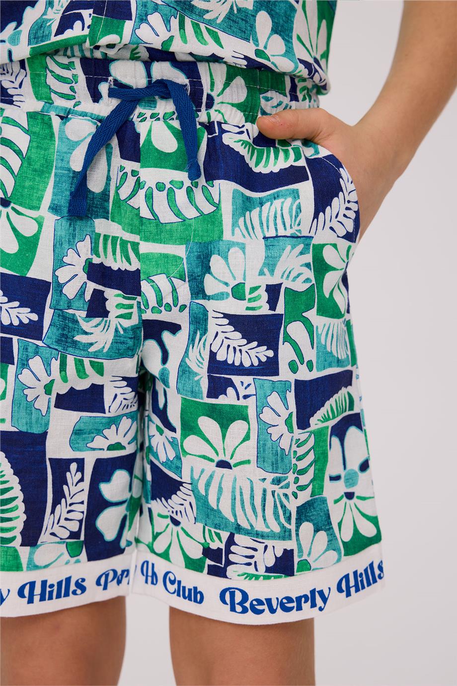 Beverly Hills Polo Club Erkek Çocuk Desenli ŞortBeverly Hills Polo Club Erkek Çocuk Desenli Şort