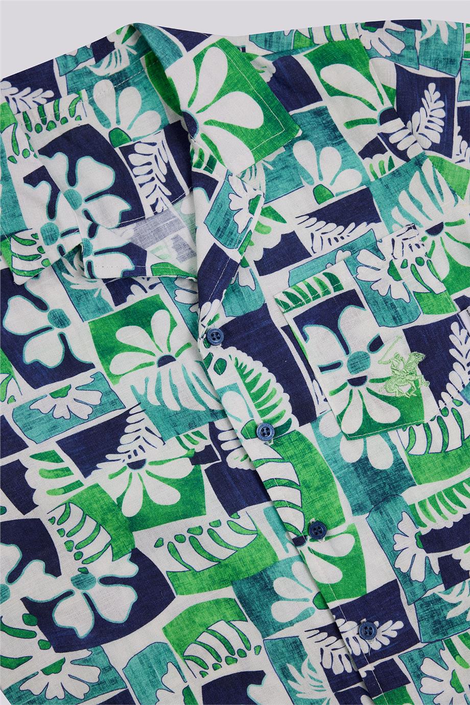 Beverly Hills Polo Club Erkek Çocuk Desenli GömlekBeverly Hills Polo Club Erkek Çocuk Desenli Gömlek