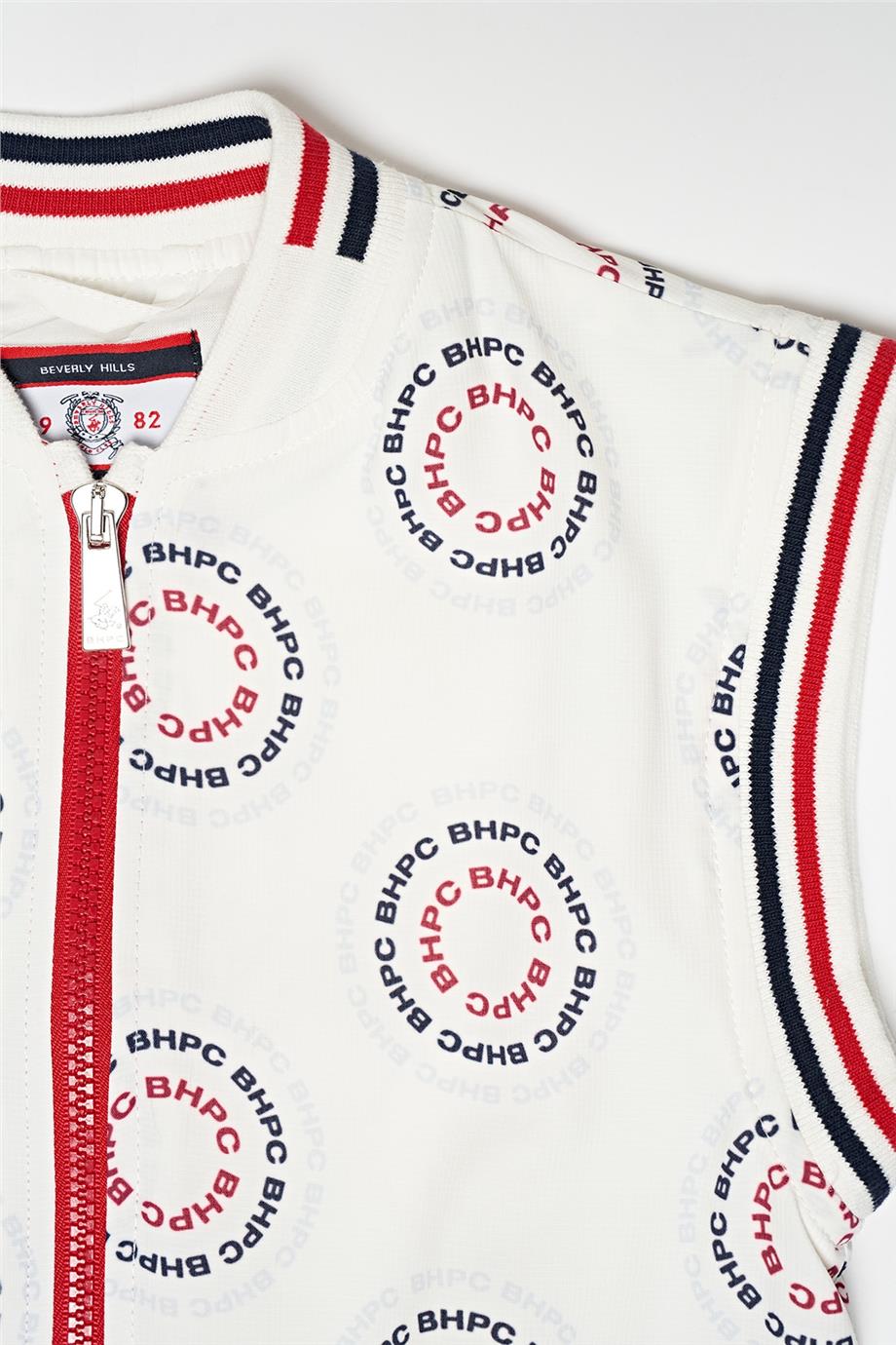 Beverly Hills Polo Club Erkek Çocuk Desenli Yelek