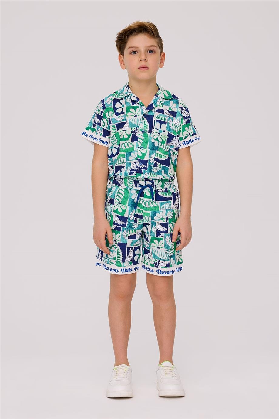 Beverly Hills Polo Club Erkek Çocuk Desenli ŞortBeverly Hills Polo Club Erkek Çocuk Desenli Şort