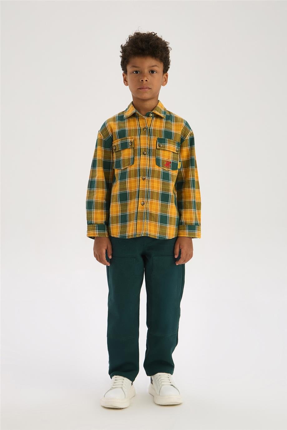 Beverly Hills Polo Club Erkek Çocuk Desenli GömlekBeverly Hills Polo Club Erkek Çocuk Desenli Gömlek