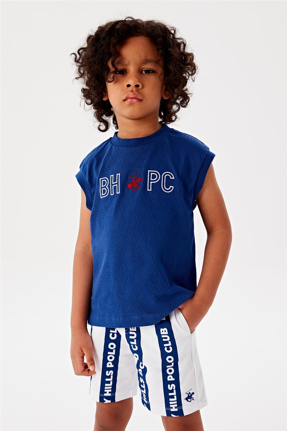 Beverly Hills Polo Club Erkek Çocuk Desenli Şort
