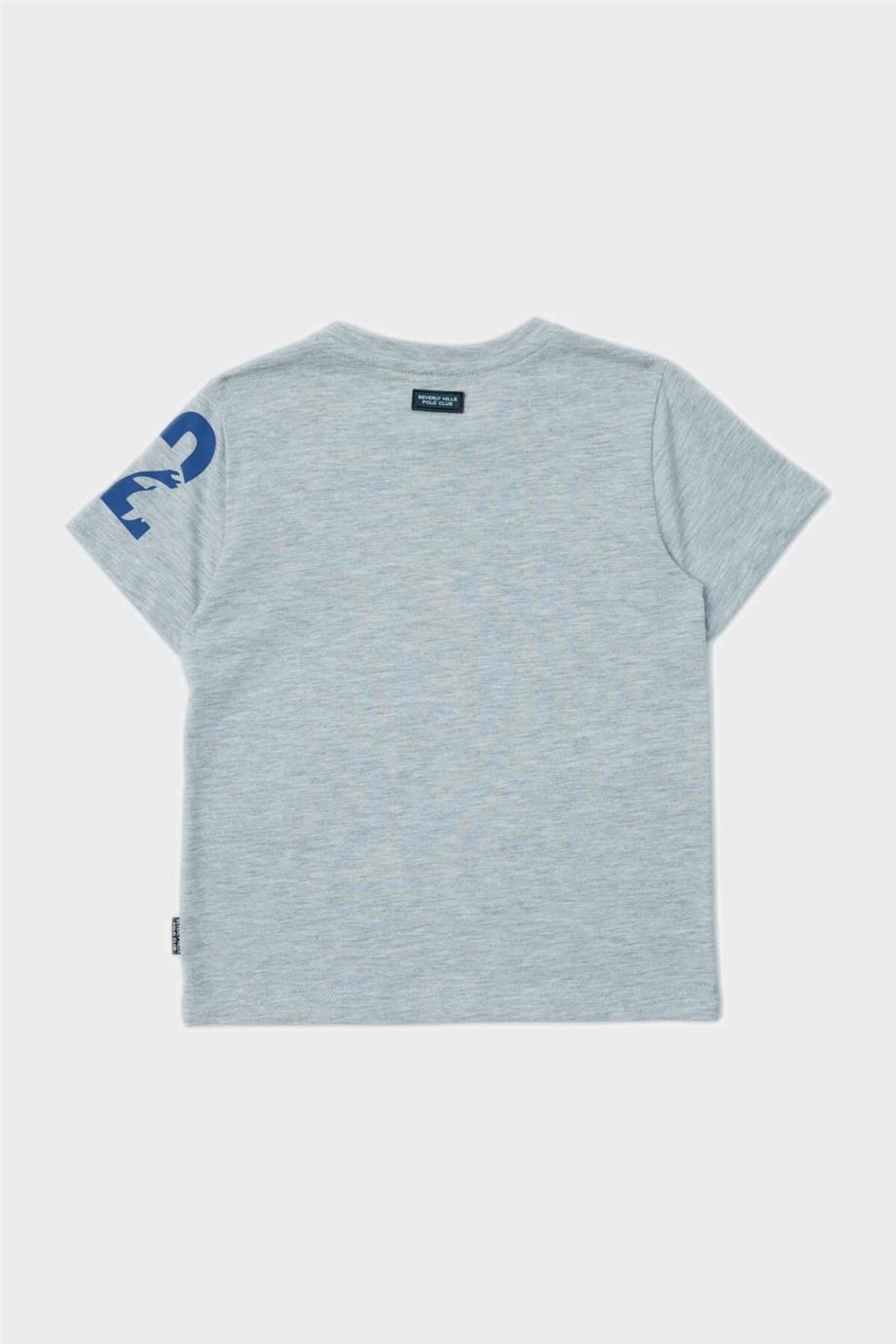 Beverly Hills Polo Club Erkek Çocuk Gri T-Shirt