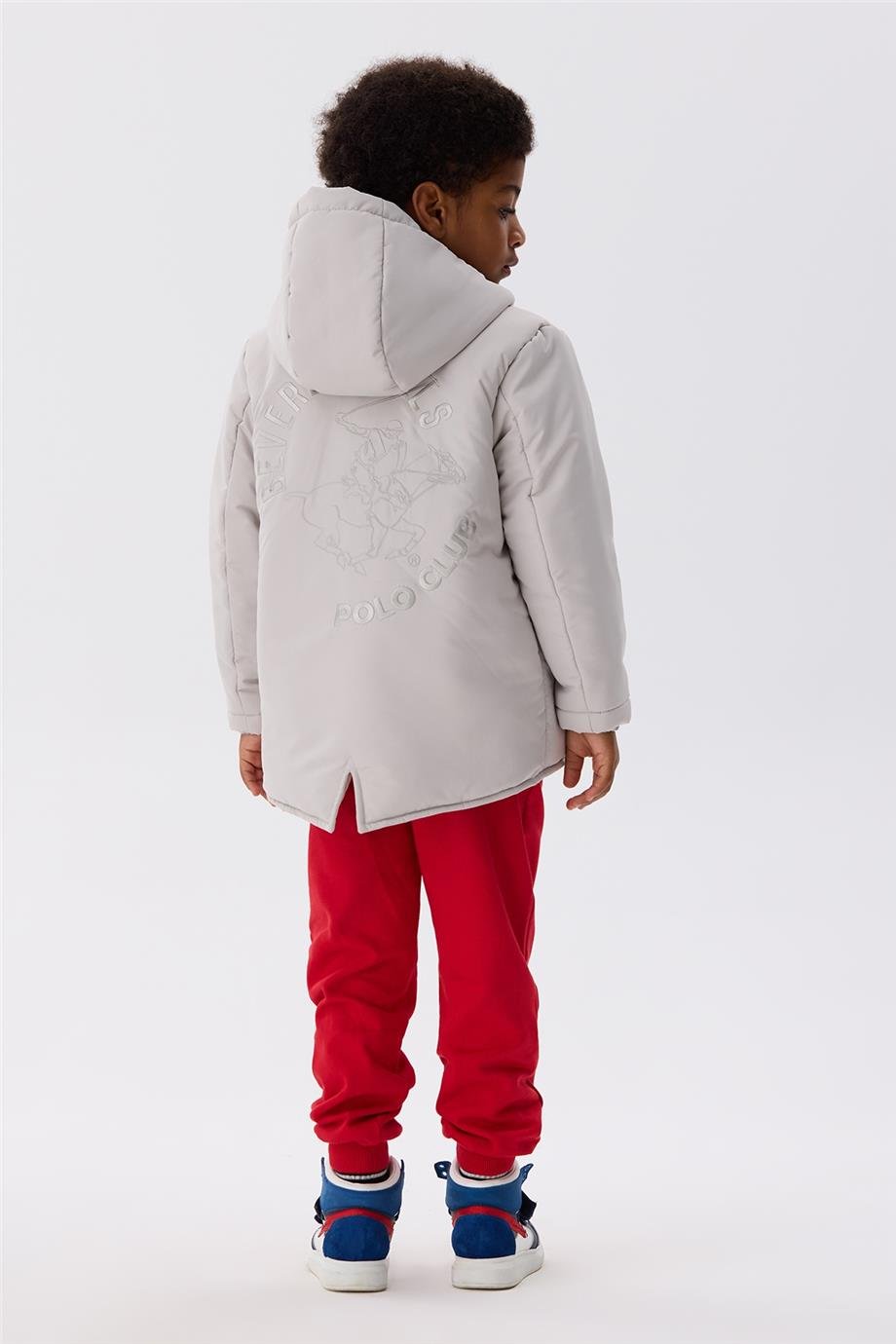 Beverly Hills Polo Club Erkek Çocuk Gri Mont